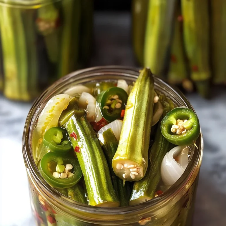 Spicy Pickled Okra