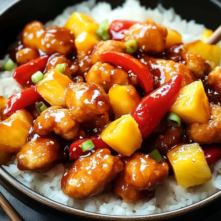 Sweet And Sour Chicken Recipe