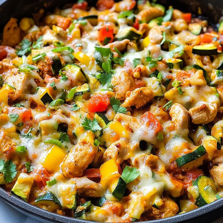 Tex Mex Chicken and Zucchini Recipe
