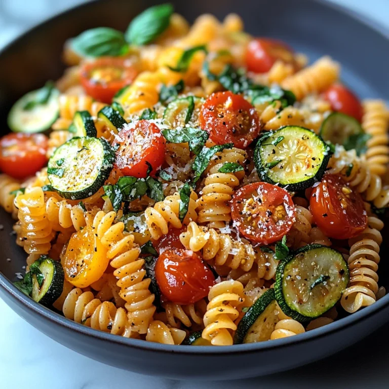 Tomato Zucchini Pasta