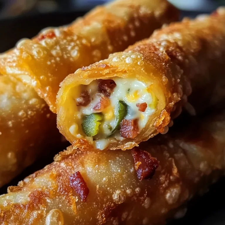 Bacon Jalapeño Eggrolls