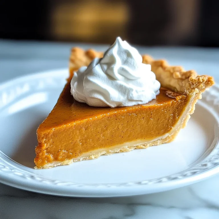 Easy Pumpkin Pie
