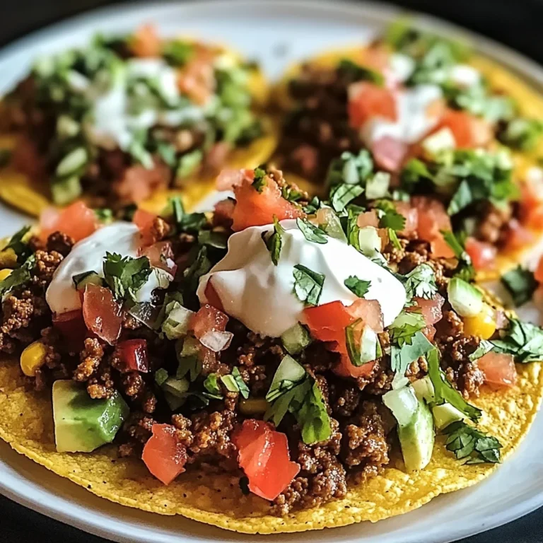 Ground Beef Tostadas