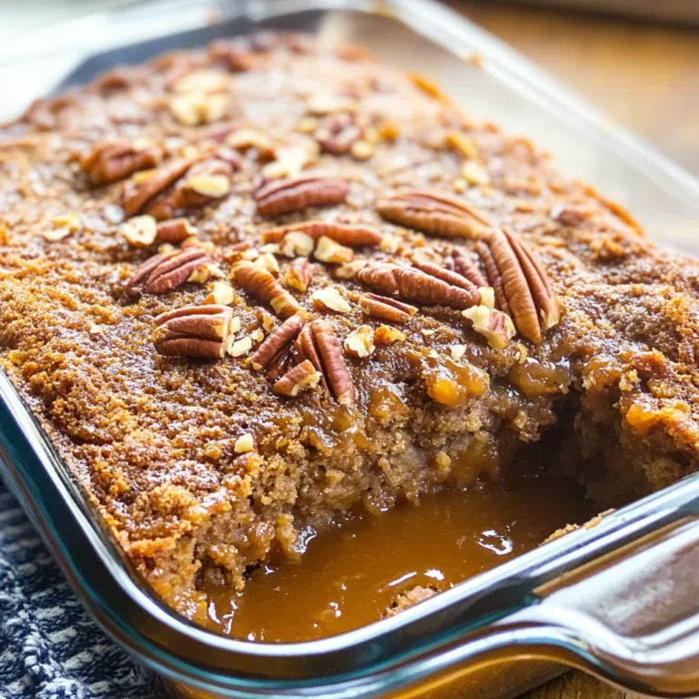 Pumpkin Pecan Cobbler