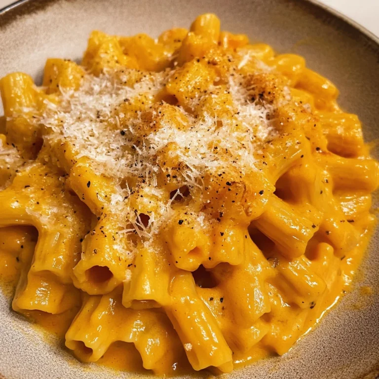 Roasted Pumpkin and Garlic Pasta