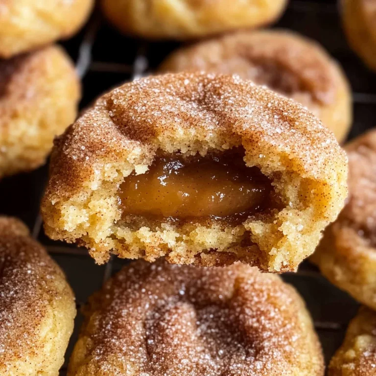 Apple Butter Snickerdoodle Cookies