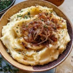 Best Ever Caramelized Onion Mashed Potatoes