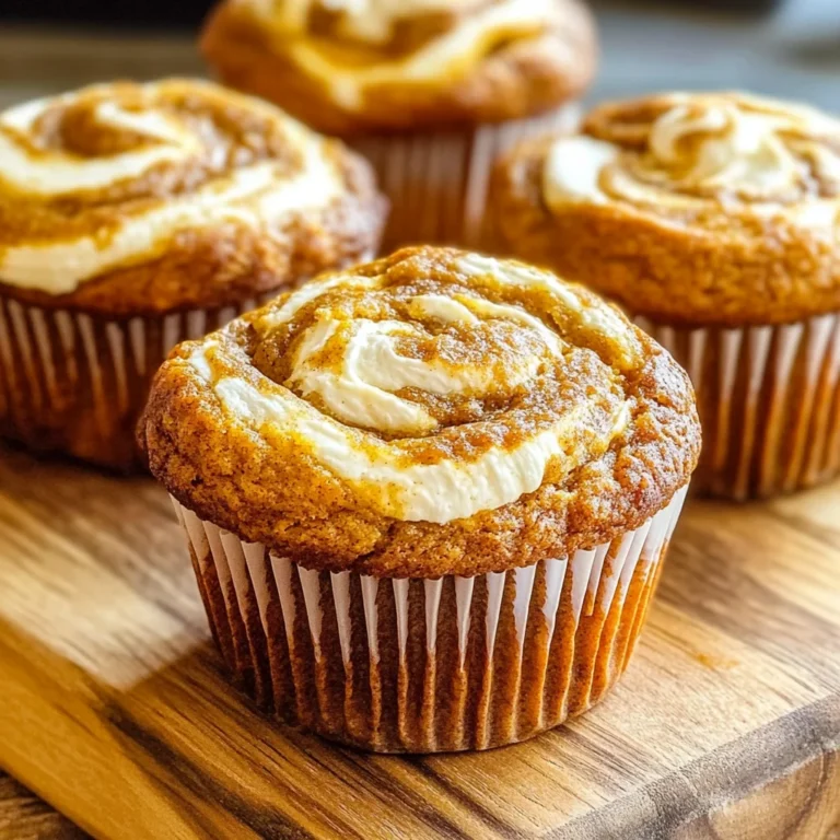 Best Swirled Pumpkin Cream Cheese Muffins