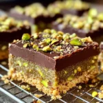 Brown Butter Dubai Pistachio Chocolate Chip Cookie Bars 🍪
