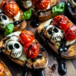 Halloween Bruschetta Appetizer