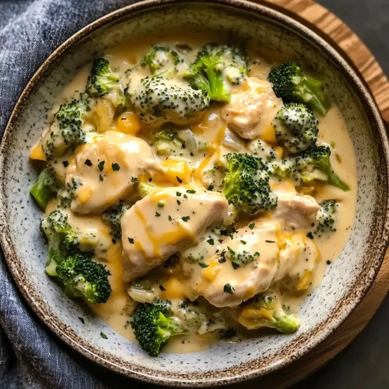 Irresistible Crockpot Creamy Broccoli Cheddar Chicken Delight
