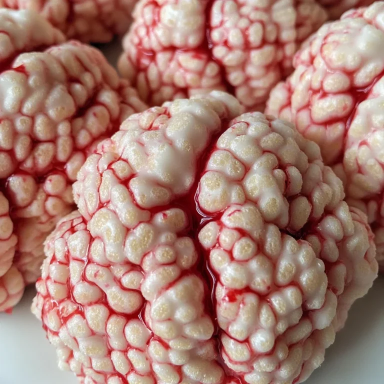 Marshmallow Rice Bubbles Halloween Brains