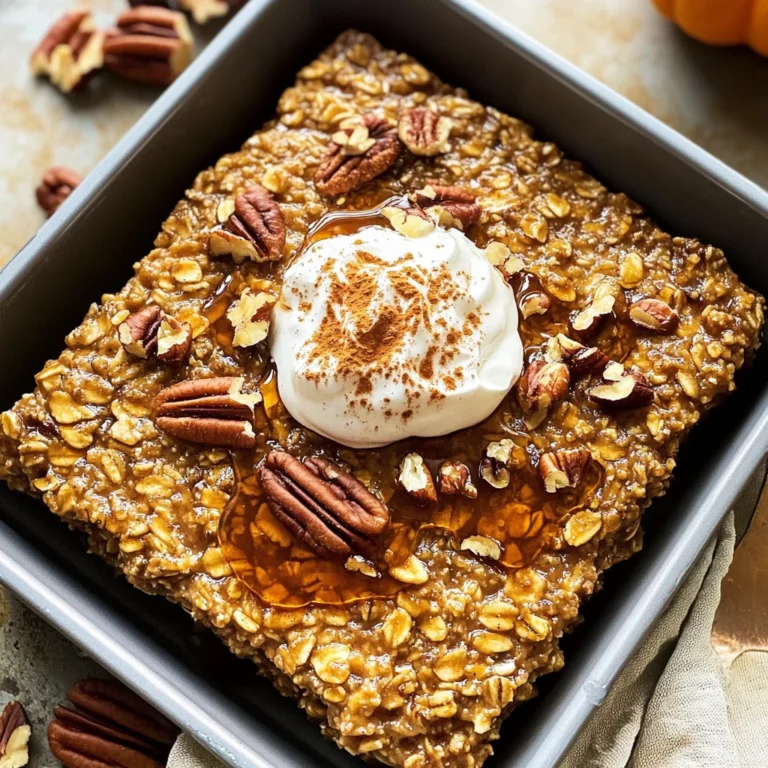 Pumpkin Baked Oatmeal