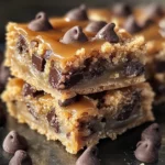 Caramel Chocolate Chip Cookie Bars
