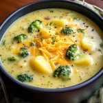 Cheddar Broccoli Potato Soup
