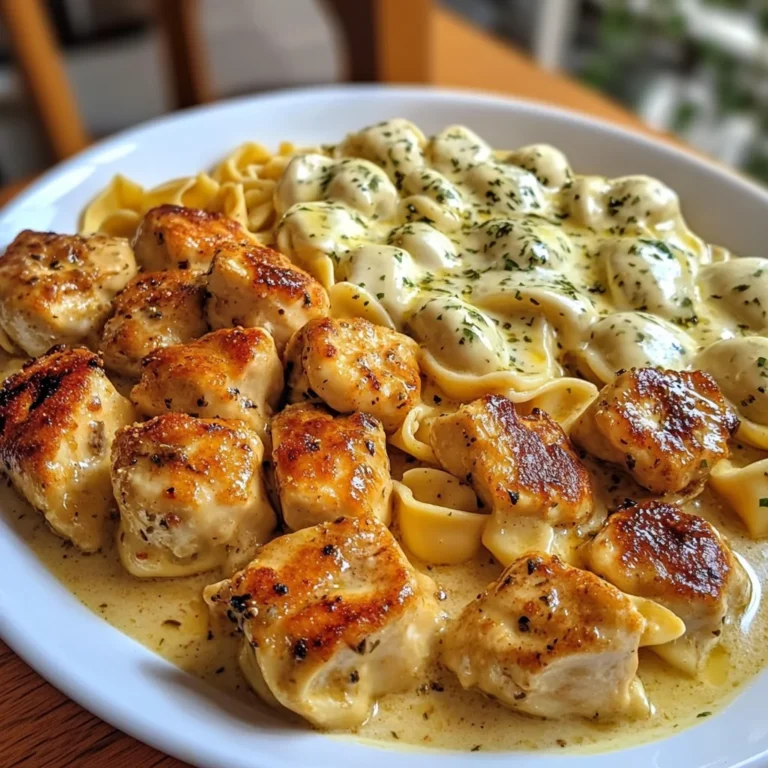 Cheesy Garlic Cajun Chicken Tortellini with Velveeta Cream Sauce