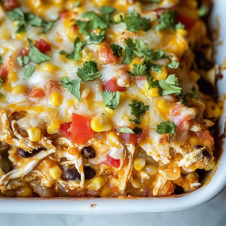 Chicken Burrito Casserole
