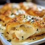 Chicken Pillows with Creamy Parmesan Sauce