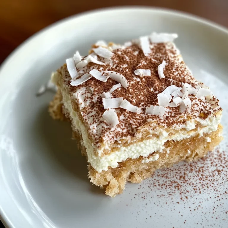 Coconut Rum (Coquito) Tiramisu