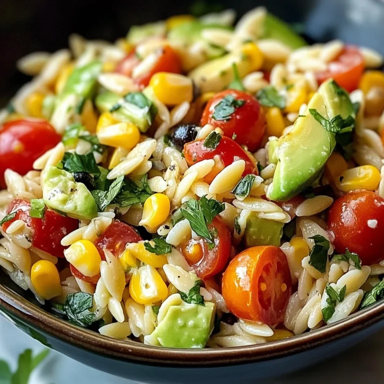 Cowboy Orzo Salad