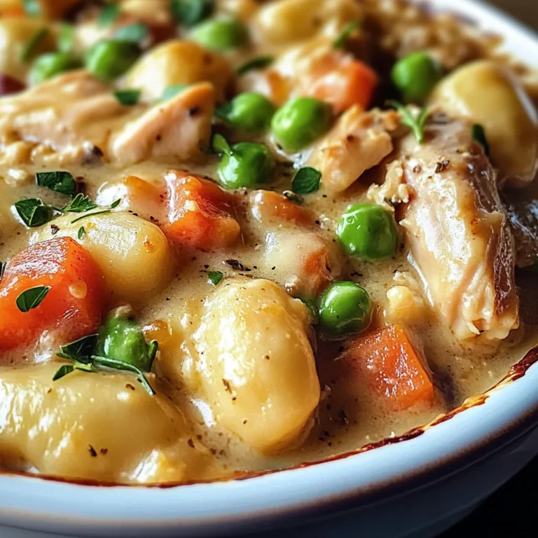 Creamy Chicken and Gnocchi Pot Pie Recipe