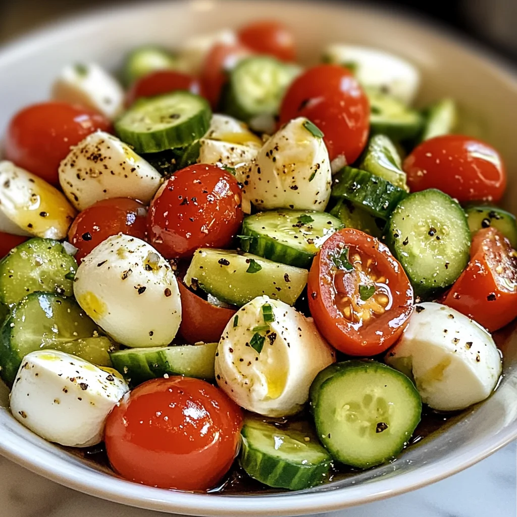 Cucumber Mozzarella Salad