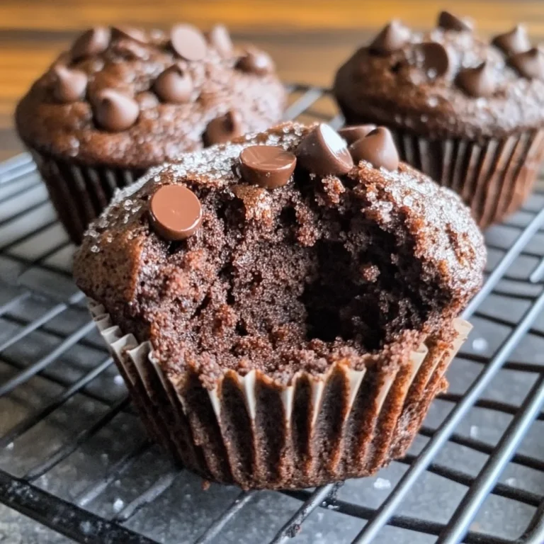 Double Chocolate Espresso Muffins
