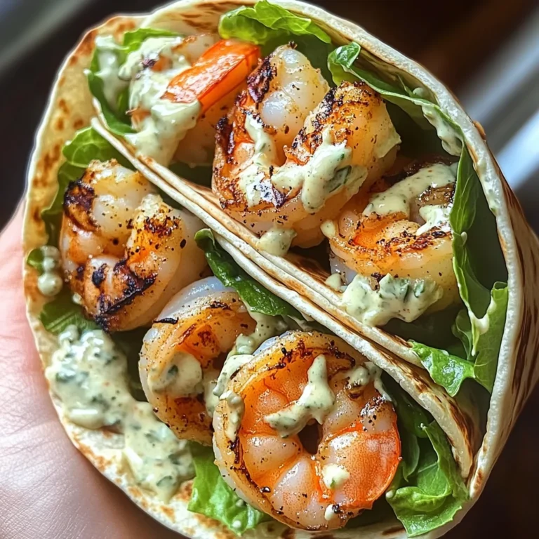 Grilled Shrimp Caesar Wraps