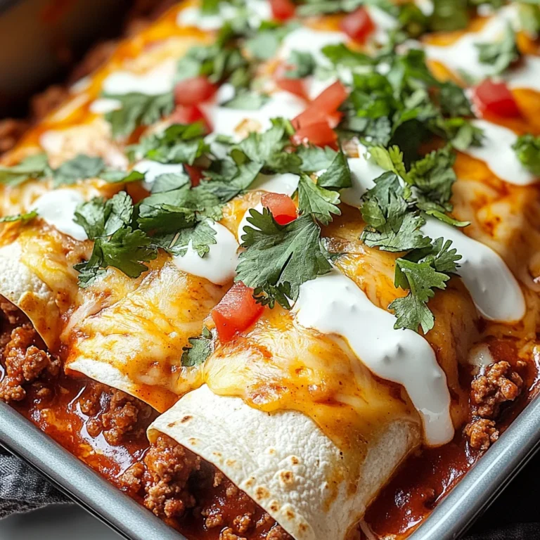 Ground Beef Enchiladas