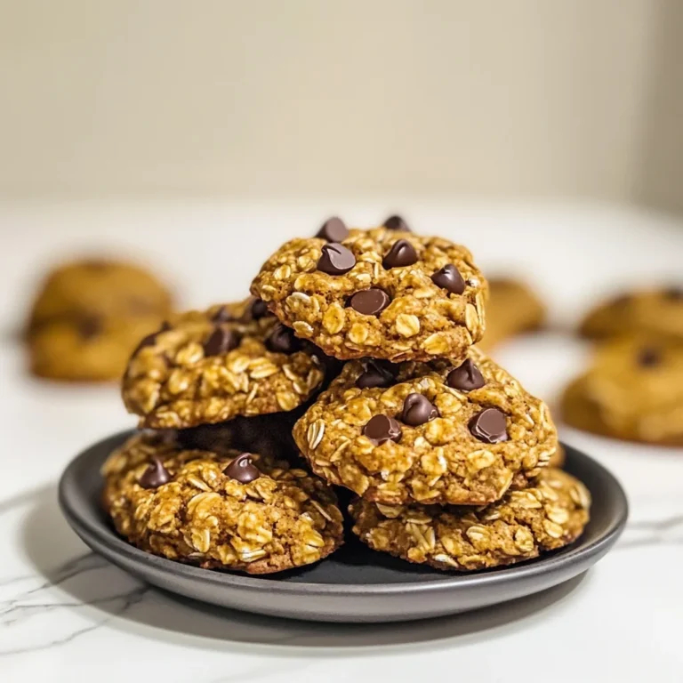 Healthy Pumpkin Oat Cookies