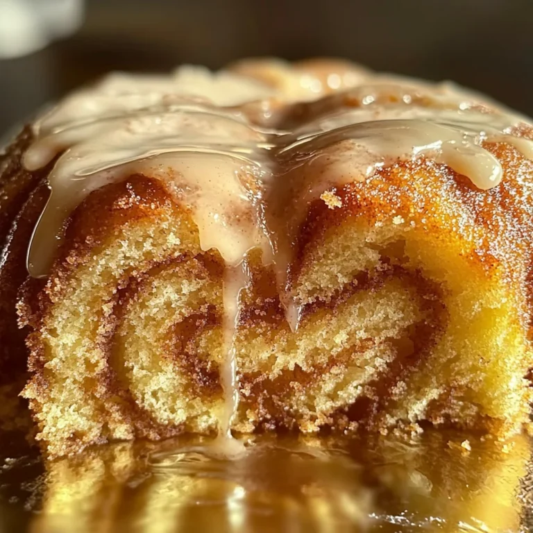 Honey Bun Pound Cake