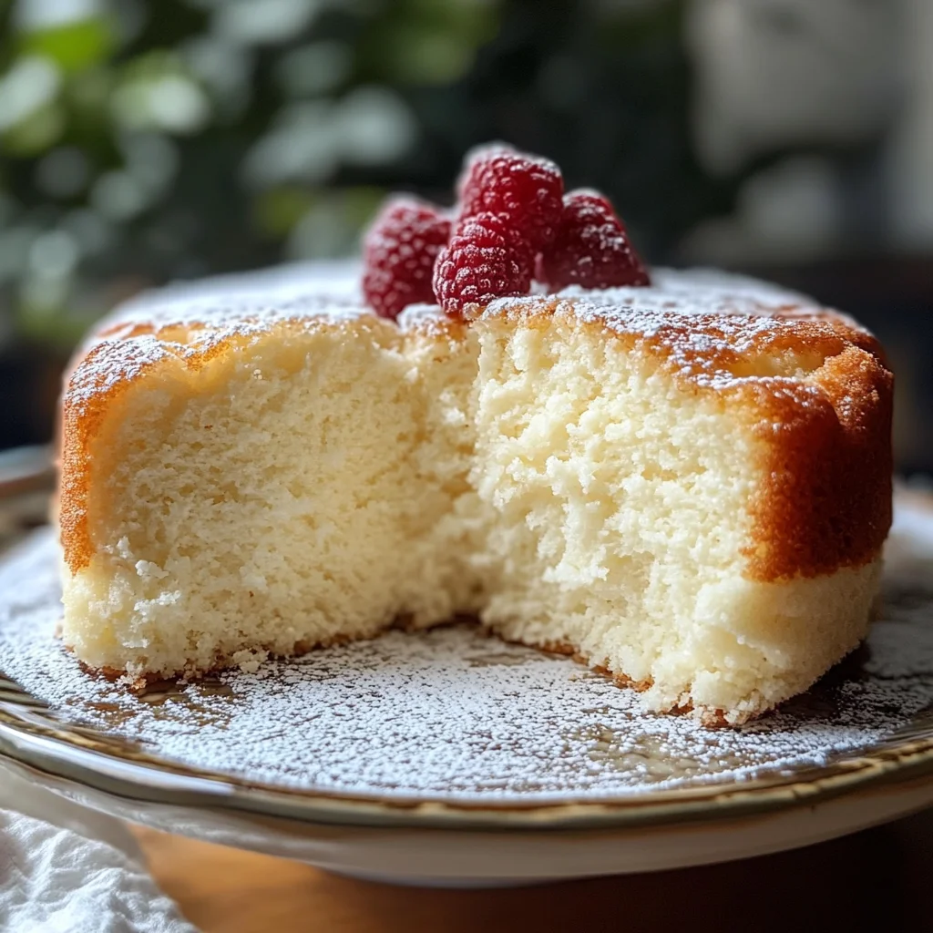 Light & Fluffy Yogurt Cloud Cake – The Best Airy Dessert !