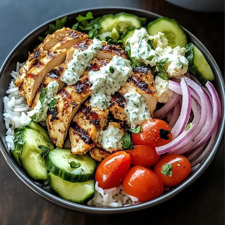 Mediterranean Chicken Bowls