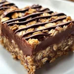No Bake Chocolate Oatmeal Bars