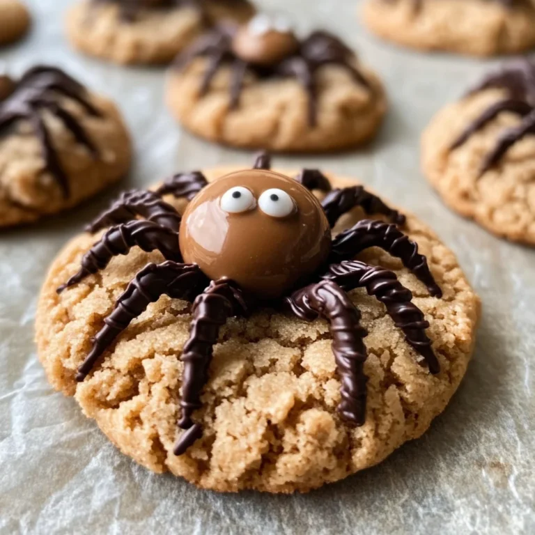 Peanut Butter Spider Cookies