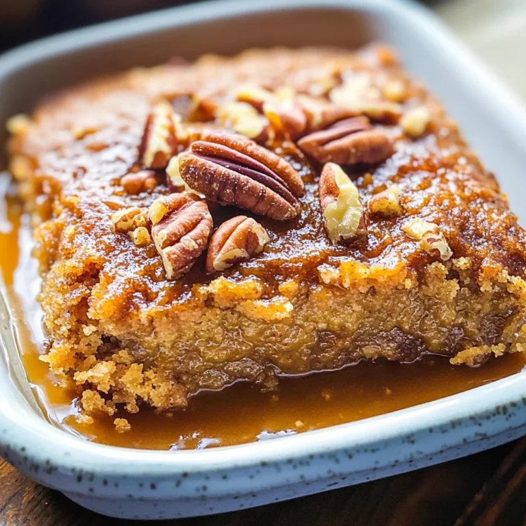 Pumpkin Pecan Cobbler