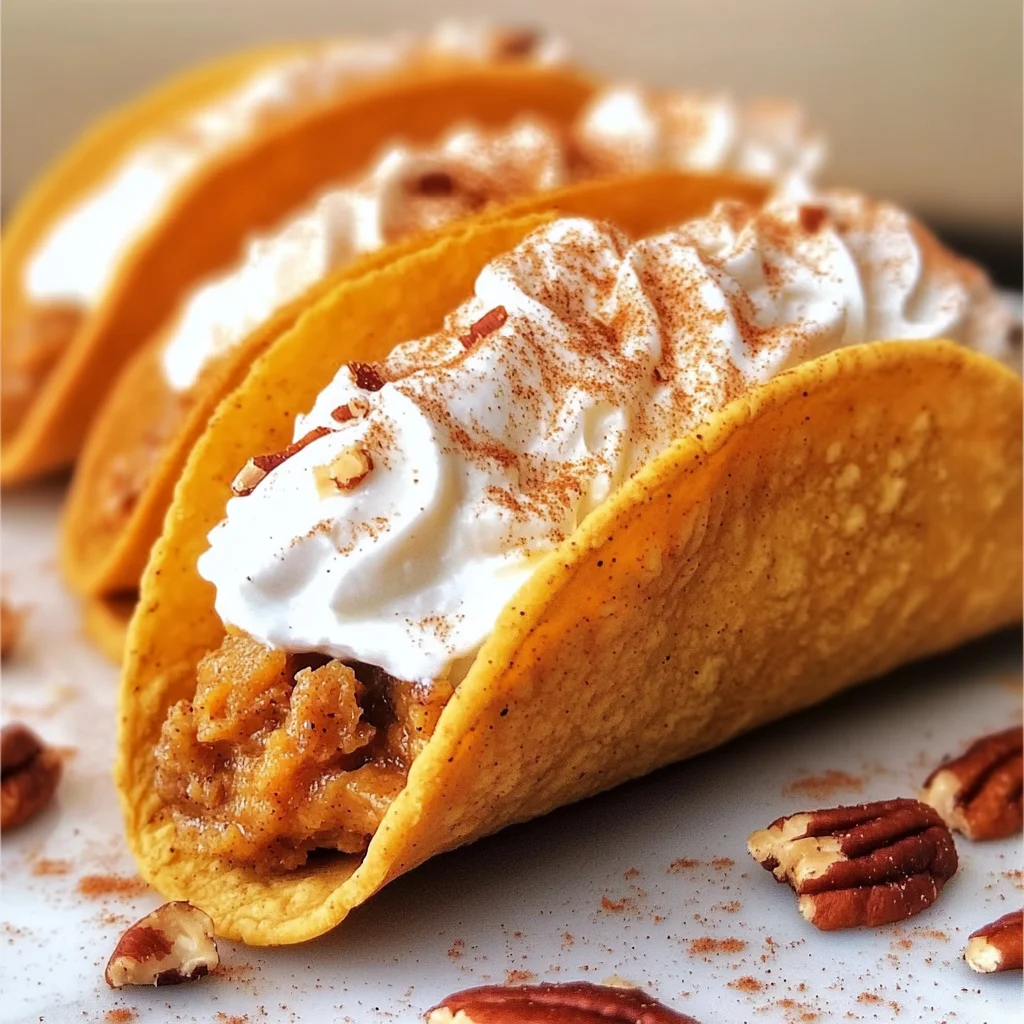 Pumpkin Pie Tacos