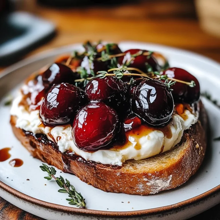 Roasted Cherry & Burrata Dream Toast
