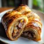 Savory French Onion Sausage Rolls