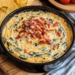 Slow Cooker Queso Spinach Dip