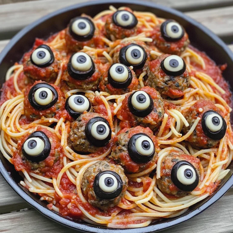 Spooky Spaghetti & Eyeballs