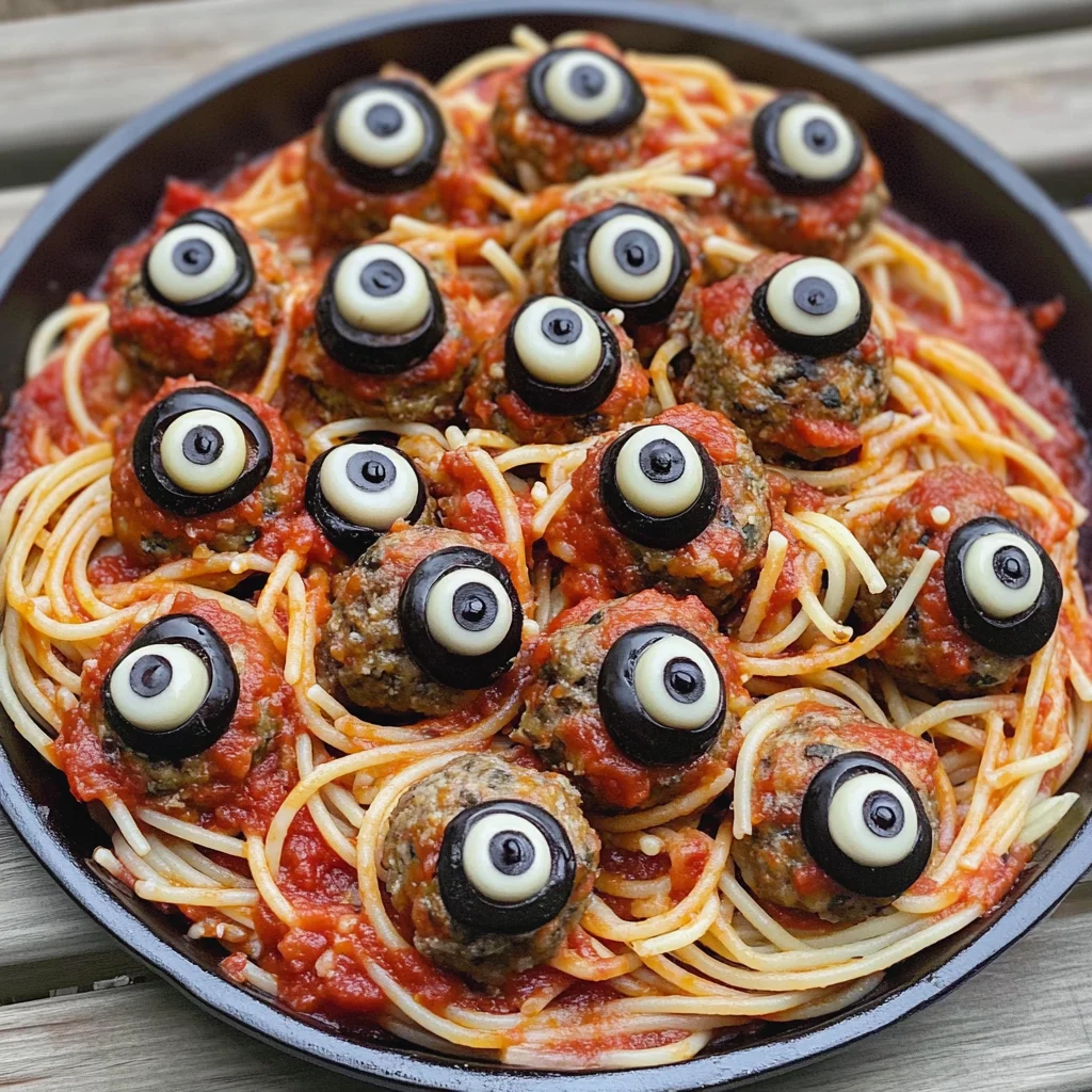 Spooky Spaghetti & Eyeballs