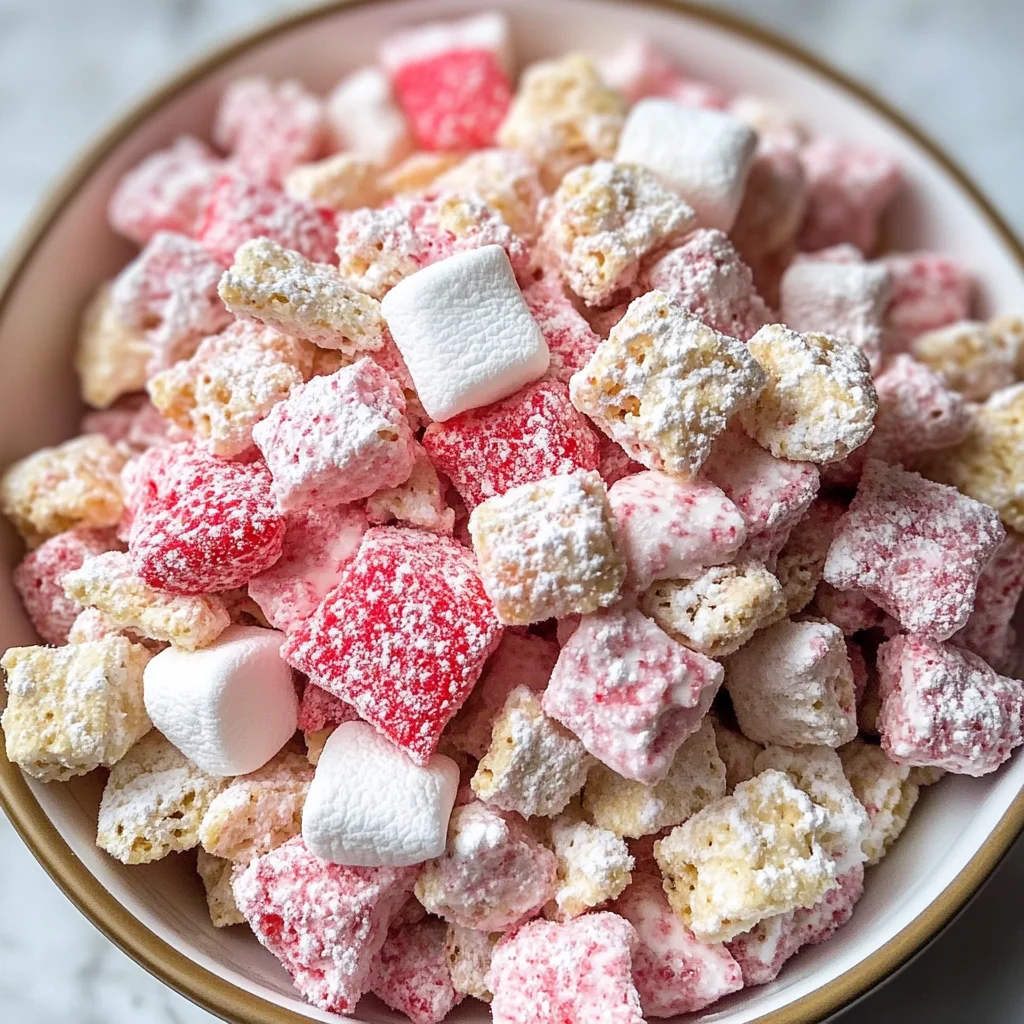 Strawberry Shortcake Puppy Chow
