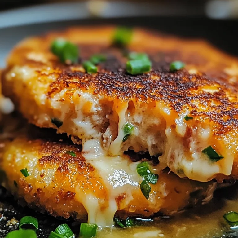 Tuna Melt Patties Recipe