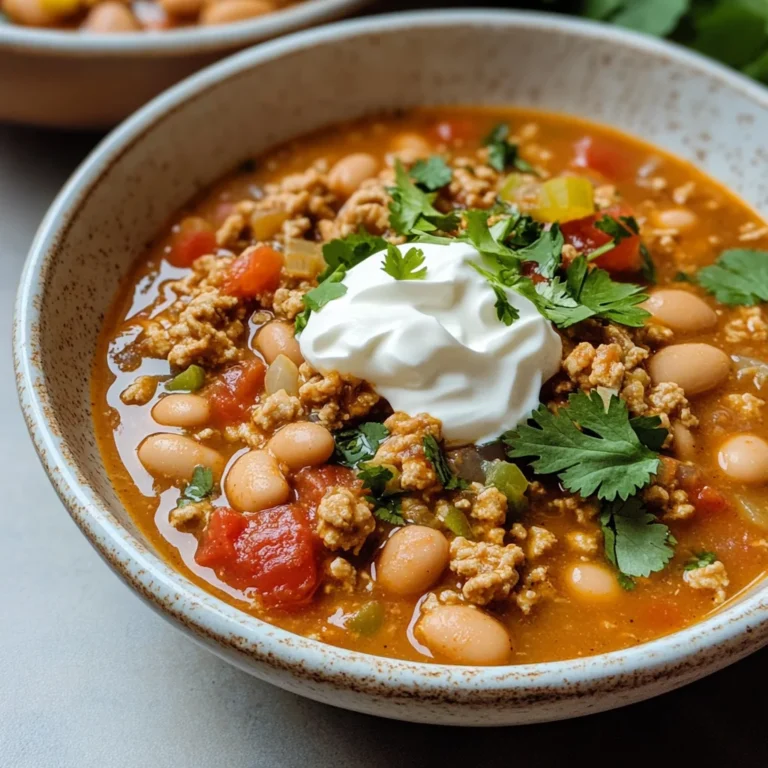 Turkey White Bean Chili